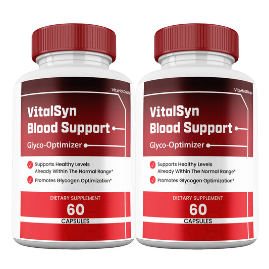 VitalSyn Blood Support Capsules (2 Pack) | Daily Formula
