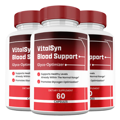 VitalSyn Blood Support Capsules (3 Pack) | Daily Formula