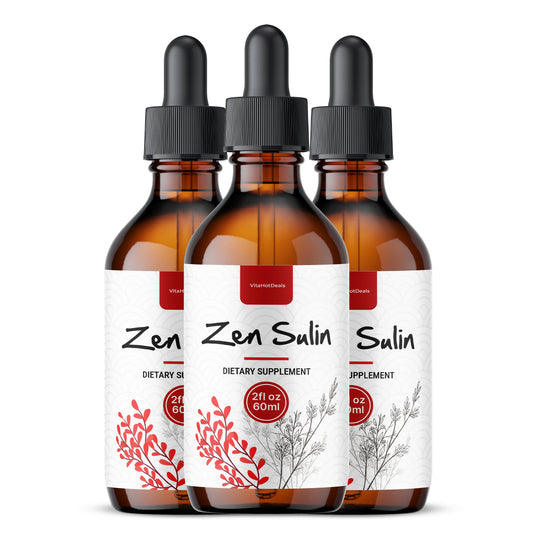 Zen Sulin Drops (3 Pack) | Daily Formula
