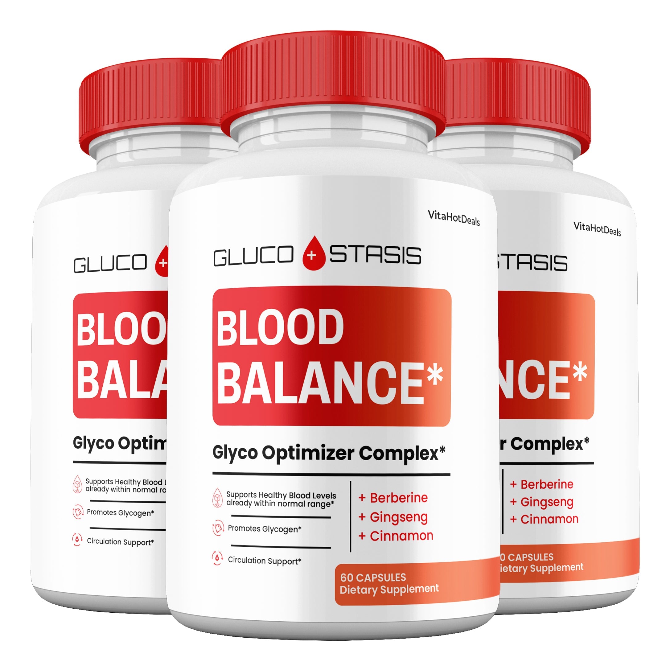 Gluco Stasis Blood Balance Capsules (3 Pack)