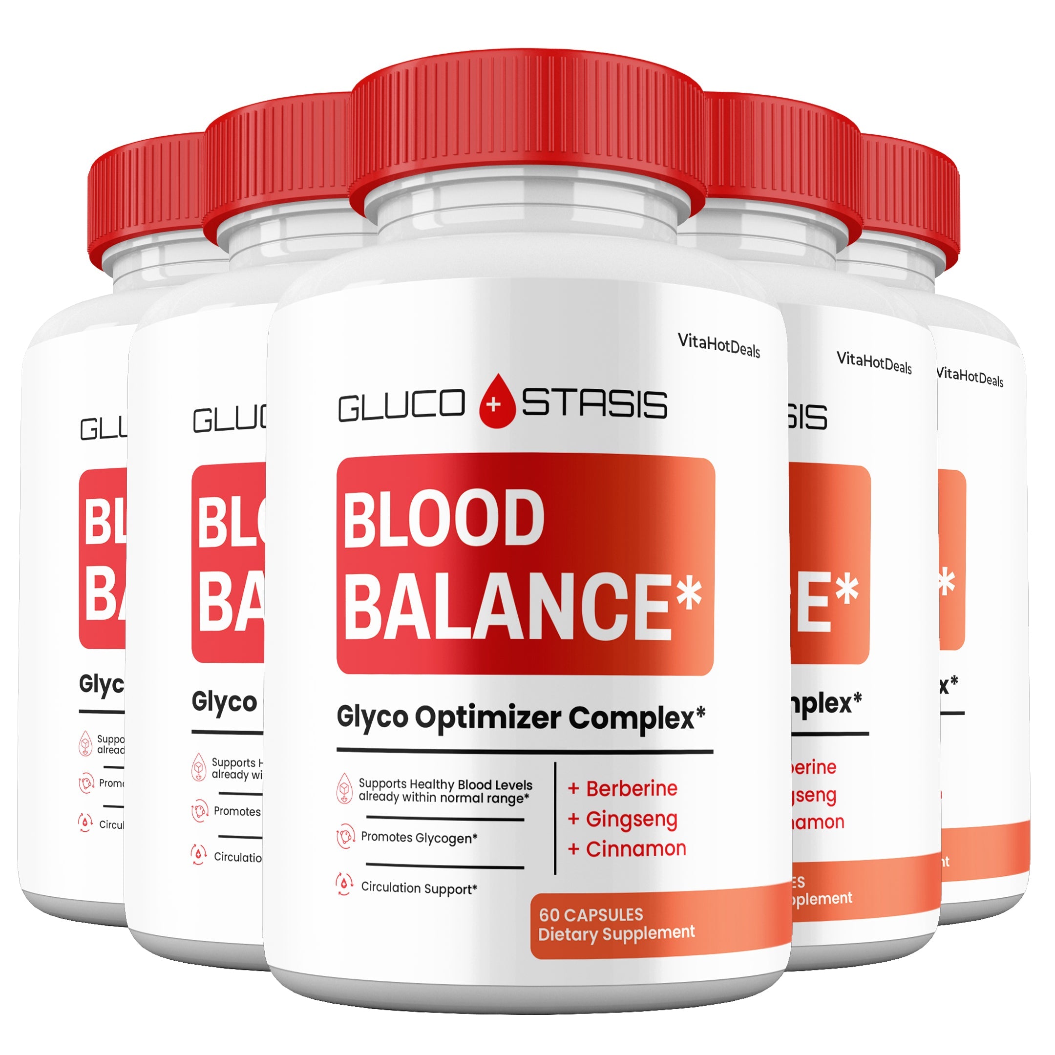 Gluco Stasis Blood Balance Capsules (5 Pack)
