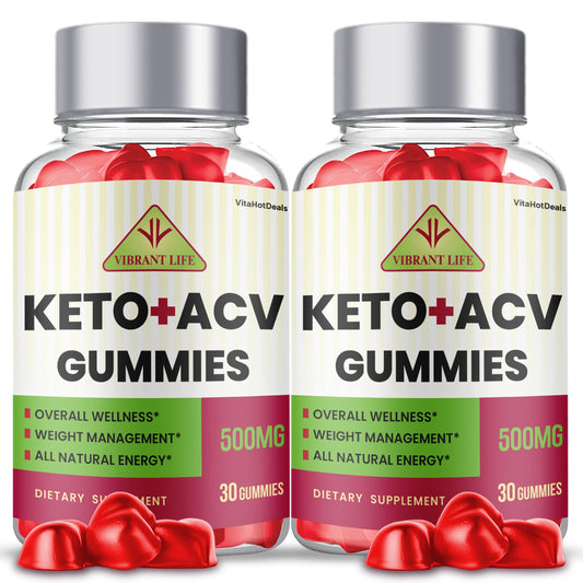 Vibrant Life Keto ACV Gummies (2 Pack)