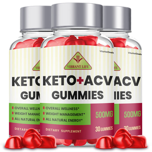 Vibrant Life Keto ACV Gummies (3 Pack)