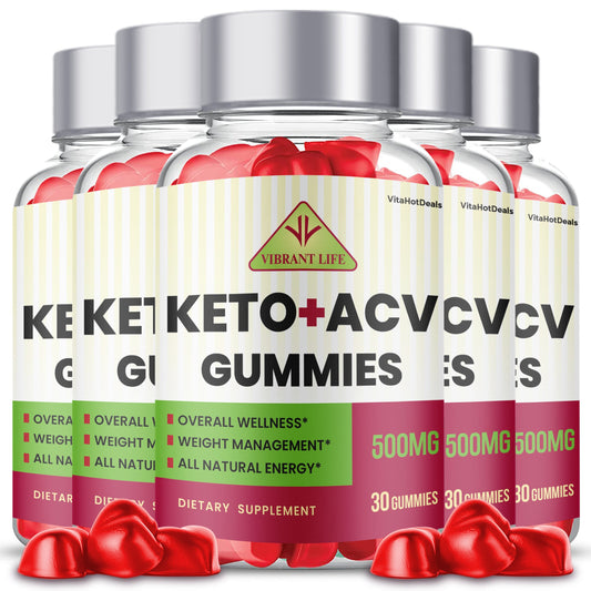 Vibrant Life Keto ACV Gummies (5 Pack)