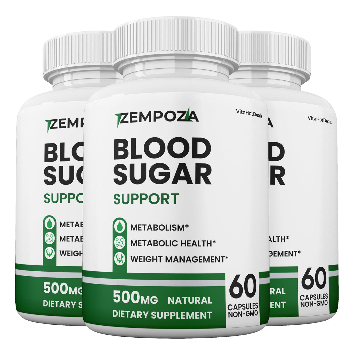 Zempoza Blood Sugar Support (3 Pack)
