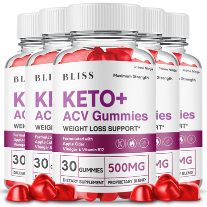 Bliss Keto ACV Gummies (5 Pack) - Vita Hot Deals