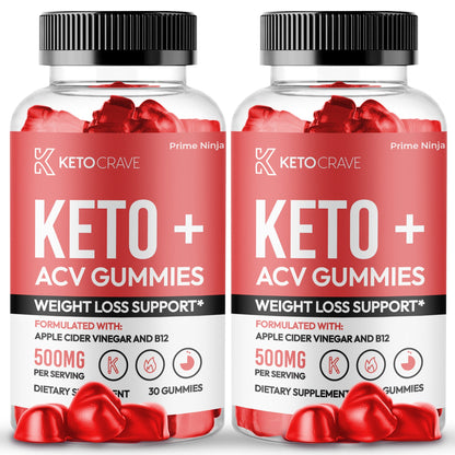 Keto Crave ACV Gummies (2 Pack) - Vita Hot Deals