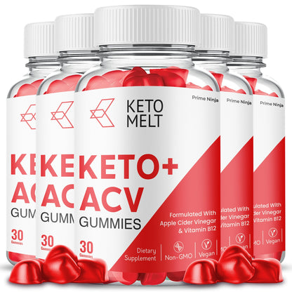 Keto Melt ACV Gummies (5 Pack) - Vita Hot Deals