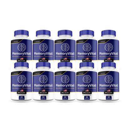 Memory Vitali Capsules 10 Pack – 10 bottles