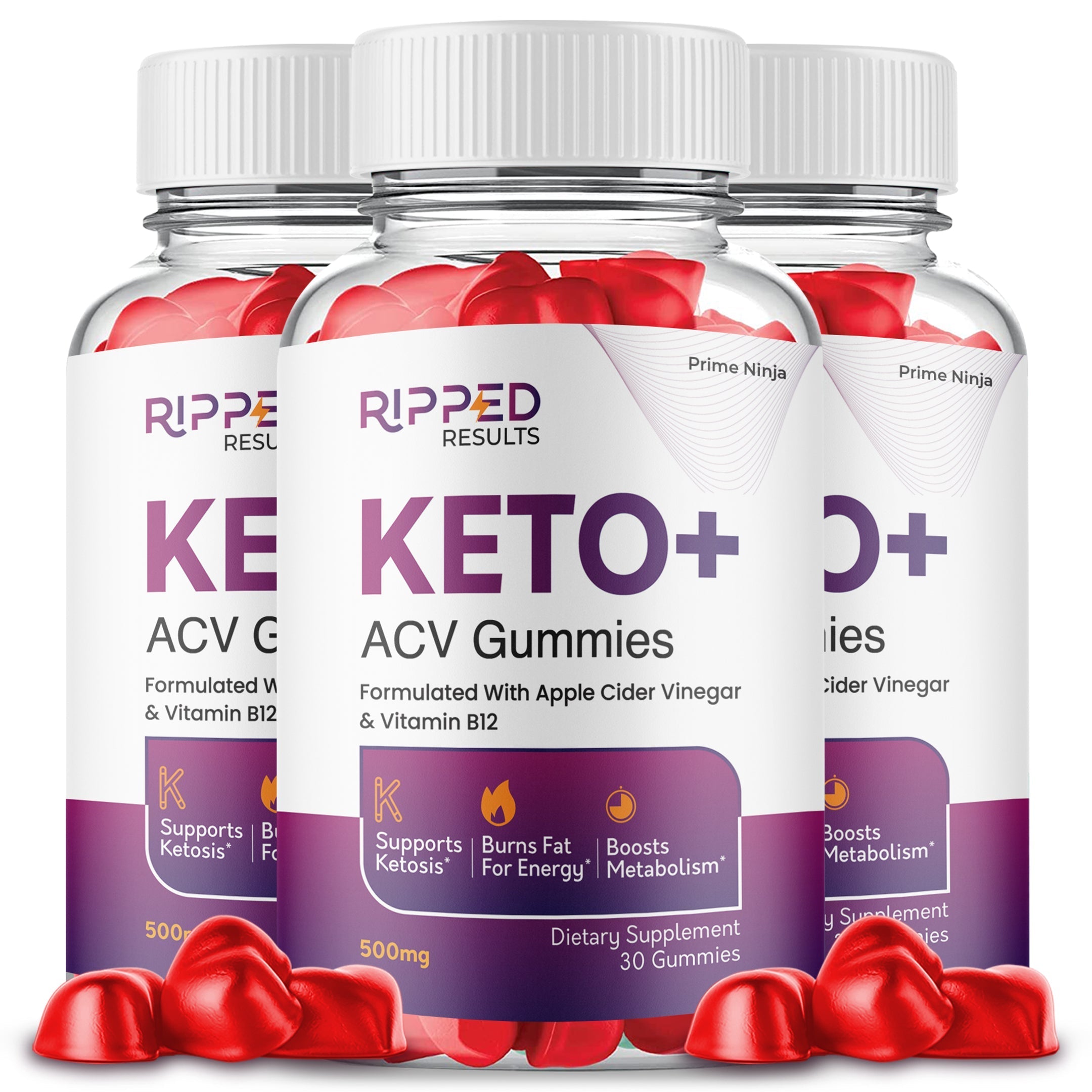 Ripped Results Keto ACV Gummies (3 Pack) - Vita Hot Deals