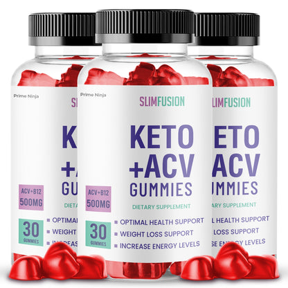 Slim Fusion ACV Keto Gummies (3 Pack) - Vita Hot Deals